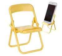 Folding Chair Phone Holder - Desktop Foldable Chair Mobile Phone Holder,Exquisite, Portable, Smooth Miniature Folding, Cell Stand, Foldable