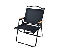 Folding Chair Portable Foot Rest Folding Chair Heavy Duty Stool Picnic Compact Foldable Ottoman Travel Seat Armchair Camp Hiking Park Chai, Black Large