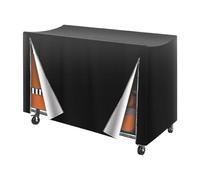 Folding Chair Rack Cover - Dustproof Trolley Storage Covers, 73x35x42 Inch 420D Folding Chairs Rack Dust Covers, Waterproof Windproof Protector | For Outdoor Indoor Camping Patio Garden