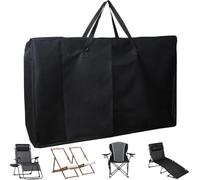 Folding Chair Storage Bag | Heavy Duty Recliners Storage Bag With Handle - Lightweight Recliner Organizer Case for Yoga Mat Wheelchair Towels Hammock Umbrella for Outdoor Travel