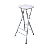 Folding Chairs,Folding Bar Stool, 24/28 Inch Heavy-Duty Padded Portable Tall Chair Stool, Backless Counter Height Bar Stool with 225lb Capacity for Kitchen, Recreation Room, or Game Room (