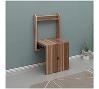 folding chairs Folding Shower Seat, Wall Mounted Shoe Stool Safety Stool Chair, Solid Wood, For Hallway Bedroom Living Room Corridor,Witharmrests(Color:A)