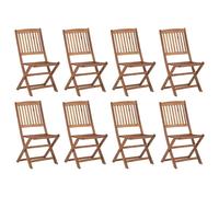 Folding Chairs Solid Acacia Wood Grey Wash 54x57x91 cm Set of 2 Patio Pair 2pcs