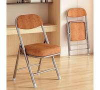 Folding Chairs with Padded Seats, Corduroy Stackable Commercial Seating, Portable with Backrest, Load-Bearing 200kg, Ideal for Home Dining