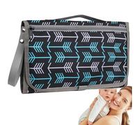 Folding Changing Mat,Waterproof Diaper Changing Pad Portable | Night Time Bed Protector, Foldable Travel Changing Station for Urine and Sweat