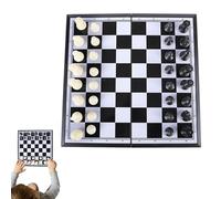 Folding Chess Board, Outdoors Travel Toy Portable, Chess Sets Game For Kids, Age 6 To Adults, Family Fun A PortablesChes Sets, Featurings Magnetic Chesss Pieces. It's Also An
