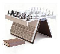 Folding Chess Game Set, Magnetic Travel Chess for Kids and Adults, 3D Printed Educational Toy, Strategy Game for Developing Thinking Skills, Great Gift Idea