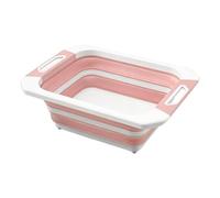Folding Chopping Board - 15.75 Inch Board | PP Basin Basket - Drain Preparation Boards for Washing Food for Meat, Kitchen, Home, Picnic,