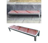 Folding Choral Stairs Stage Riser Platform Based Metal Anti-Slip Portable Stage Platform Multi-Level Home Theater Seating，Choral Risers Platform Outdoor Indoor Choir Staircase Step 20cm Hi