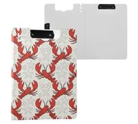 Folding Clipboard A4 Clipboard Binderfolio Double Metal Clips Pen Holder Office Clip Board with Hard Cover