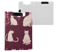 Folding Clipboard Art Devon Rexcats Burgundy A4 Clipboard Binderfolio Double Clips Pen Holder School Clip Board with Cover