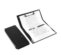 Folding Clipboard for Nurses - Portable Storage Clipboard, 24.1cm/9.48inch Pocket Size | Lightweight Clipboards for Students, Doctors, Teachers, Site Inspectors, Medical Clip Holder for On-The-Go Use