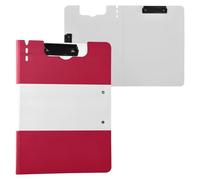 Folding Clipboard Georgia State Flag A4 Clipfolio Double Clips Pen Holder School Clip Board with Cover