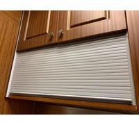 Folding Closet Door, Concertina Door with Track Set Hardware, Plastic Sliding Panel for Wardrobe, Garage, Campervan - Space-Saving Solution
