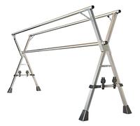 Folding Clothes Rack, Extendable Garment Rack, Adjustable Clothes Rail, Heavy Duty Drying Rack, Telescopic Clothing Rack for Indoor Outdoor Laundry Hanging and Storage