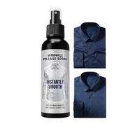 Folding Clothes Spray, 120ml Quick Fabric Smoothing Agent, Creased Clothes Release Spray for T-Shirts, Tops, Skirts, Dresses, and Garments, Ideal for Home, Apartment, Travel, and Vacation