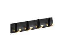 Folding Coat Hook Wall Rack - Nail-Free Bathroom & Kitchen Towel Holder, Space-Saving Robe Hook for Coats & Clothes, Easy Installation & Design