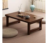 Folding Coffee Table - Farmhouse Style Wooden Table for Living Room, Easy Assembly, Space-Saving Design, Walnut Finish, Perfect for Small Spaces (60x40x35cm)