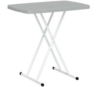 Folding Coffee Table Height Adjustable Bistro Table Garden Patio UK