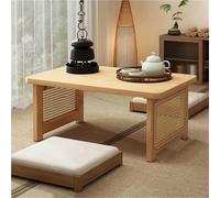 Folding Coffee Table, Multi-Purpose Low Floor Desk for Living Room, Home, Caravan, Outdoor - Portable, Space-Saving, Comfortable Sitting, Easy to Store