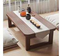 Folding Coffee Table, Solid Wood Tatami Table for Bay Window, Modern Low Table for Sitting on the Floor, Ideal for Home and Study Use