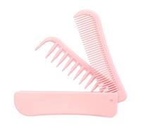 Folding Comb - 1 x Compact Hairdressing Comb, Folding Pocket Combs with Two Heads, Portable Grooming Styling Tool | Anti-Static for Hair Styles, P