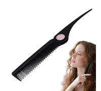 Folding Comb - Fine Tooth Folding Parting Comb for Hairdressers | Portable Handle Combs for Cutting, Styling and Precise Hair Care