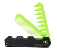 Folding Comb for Men,Portable Folding Pocket Comb for Men | Mini Hair Oil Head Styling Tool Clipper for Beards Mustaches Salon