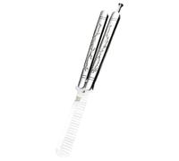 Folding Comb Hairdressing Tool High-strength Hair Styling Tool Stainless Steel Wear-resistant Training Combs Barber Tools for