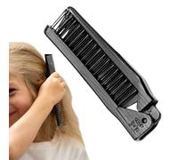 Folding Comb - Travel Foldable Hair Brush, Handy Compact Styling Comb, Multi-Purpose Grooming Tool, Child Friendly Design Girls Boys | Perfect For Everyday Travel Storage Bathroom Vanity Organization