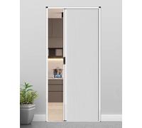 Folding Concertina Door Kit with Lock - No Drilling, Sliding Accordion Gate Screen for Kitchen, Bedroom, Cupboard, Hallway, Living Room
