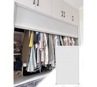 Folding Concertina Sliding Door - No Drill Interior Space-Saving Solution for Cabinets & Closets - 75x115cm (29.5x45.3) Ideal for Kitchens & Wardrobes