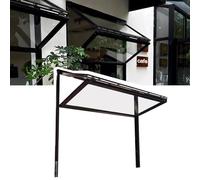 Folding Concession Serving Window with Glass & Lock, Vertical Sliding Double Hung Aluminum Frame Window for Food Truck, Vending Stand, Business Kitchen Use(40x40in/102x102cm)