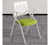 Folding Conference Chair with ArmrestsOffice Chair for Home & School Green Upholstered Plastic Chair table Bouncing Back Design