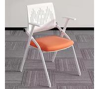 Folding Conference Chair with ArmrestsOffice Chair for Home & School Plastic & Upholstet table Bouncing Back Design ()