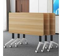 Folding Conference Table with Flip Top le Aluminu Seminar Table for Offices & Classrooms Dynamic Meeting & Training Table Grey 47.2"x15.7"x29.5"