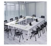 Folding Conference Table with Silent Wheels 180cm HeavyDuty Design 150kg Load Capacity Ideal for Meeting Rooms (8 People)
