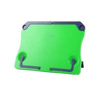 Folding Cookbook Stand with Adjustable Arms Convenient for Music Sheets Too (Green)