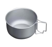 Folding Cooking Pot - Metal Soup Boiler, Lightweight Outdoor Kitchen Cooker, Space Saving Backpack Equipment, Adventure Meal Kit with Locking Handles | Food Heating Solution for Hiking Tra