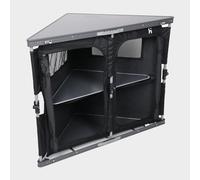 Folding Corner Cupboard - Black, Black One Size
