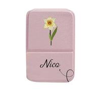 Folding Cosmetic Mirrored Compact Size Adjustable Stand PU Leather Travel Portable Handheld Mirrored for Detailed Beauty Folding Makeup Mirrored with Adjustable Stand