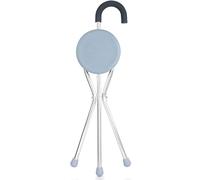 Folding Crutch Stool Walking stick Walking Stick with Seat Disability Medical Aid Folding Seat Cane Lightweight 3 Legged- Three Legged Stick with Stool lderly Walker Crutches Folding crutcheswooden fo