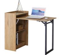 Folding Desk Foldable Computer Table Workstation Study Writing Home