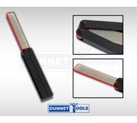 Folding Diamond File D/sided Whetstone Blade Sharpener Plastic Handle Tool