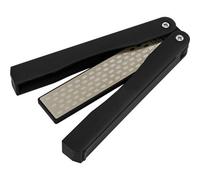 Folding Diamond Whetstone - 400 & 600 Grit Surface - Blade Tool Sharpening Stone