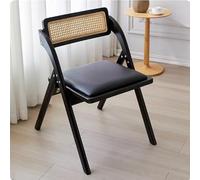 Folding Dining Chair Set, Modern Foldable PU Lounge Chairs for Living Room, Dining Room, Office, Outdoor Dining, Patio