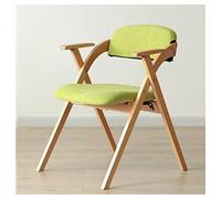 Folding Dining Chair with Padded Seat, Wooden Stackable Design, Removable Cushion Cover, Ideal for Kitchen, Home, Office, and Events
