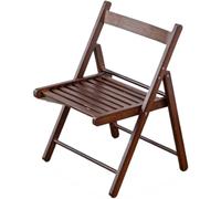 Folding Dining Chairs - Durable Solid Wood Construction, Space-Saving Design for Kitchen, Living Room, Dining Room and Outdoor Use, Lightweight and Easy to Store