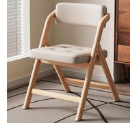 Folding Dining Chairs with Padded Backrest - Slish Wooden Foldable Accent Chairs for Kitchen Office Living Room - table Space-Saving Seating Solut