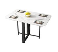Folding Dining Table, Extendable Drop Leaf Design, Space Saving Solution for Home, Sewing Room, Craft Room, Kitchen